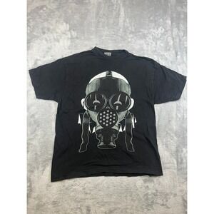 Joker Brand Gas Mask T Shirt L Black Bio Hazard Los Angeles LA Streetwear VTG